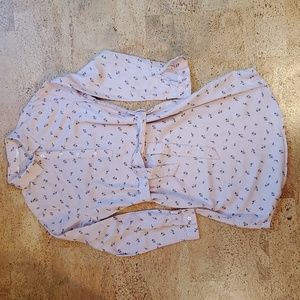 H&M girls shirt dress